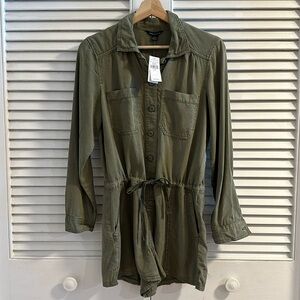 American Eagle - Army Green Short Jumpsuit Romper - Size 4 - NWT